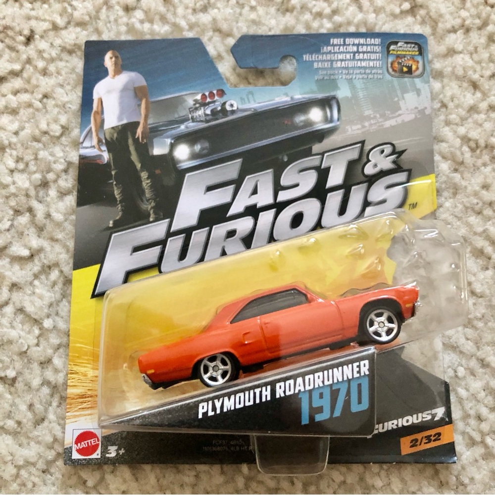 Mattel 1:55 Fast & Furious Plymouth Roadrunner # 2/32